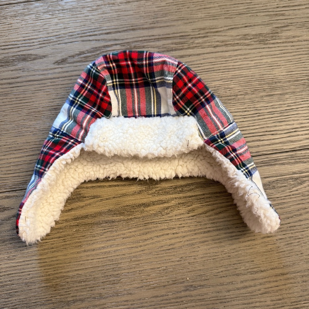 Janie and Jack Plaid Trapper Hat